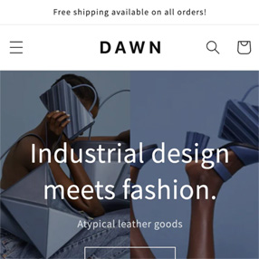 Shopify free theme Dawn