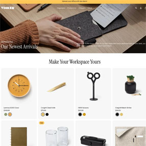 Shopify free theme Tinker
